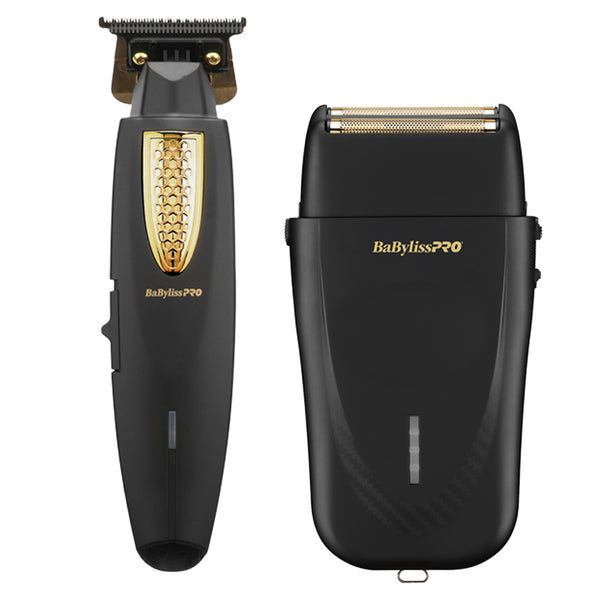 BaBylissPRO LithiumFX+ Trimmer and Double-Foil Shaver Prepack