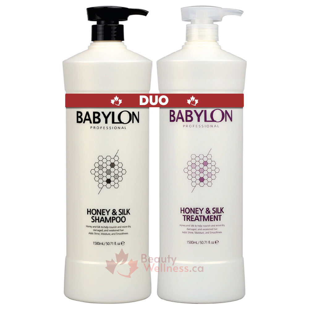 Babylon Professional Duo Honey & Silk Shampoo and Treatment 1500 mL - 50.71 fl. oz.