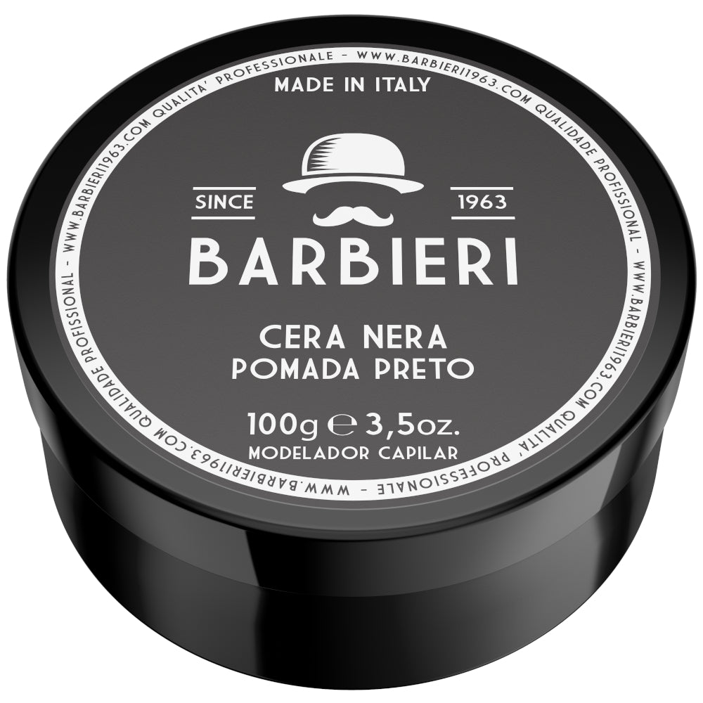 Barbieri Black Wax - Temporary Colour to ccover mask and color Gray hair and white hair 100 g - 3.5 oz.