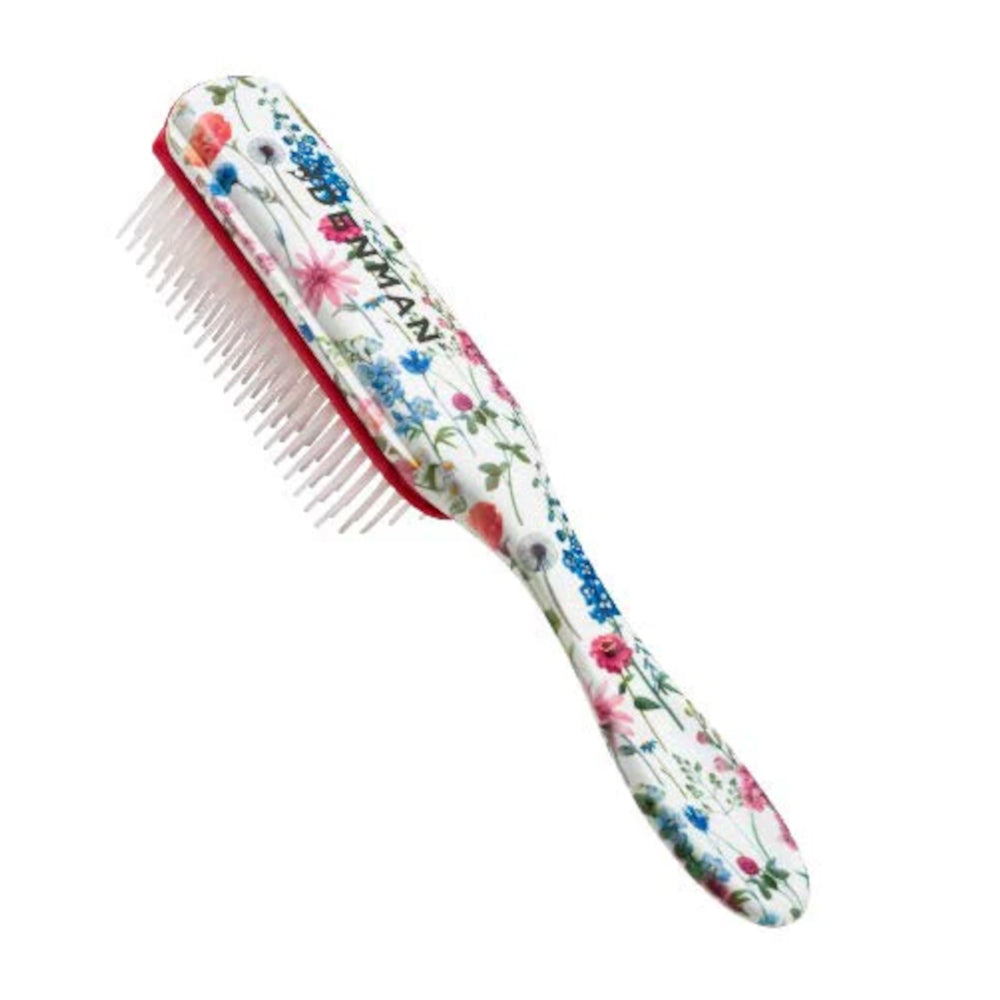Denman Curly Hair Brush 7 Row (DE3) Styling Brush (Wild Flowers) - X003WILD