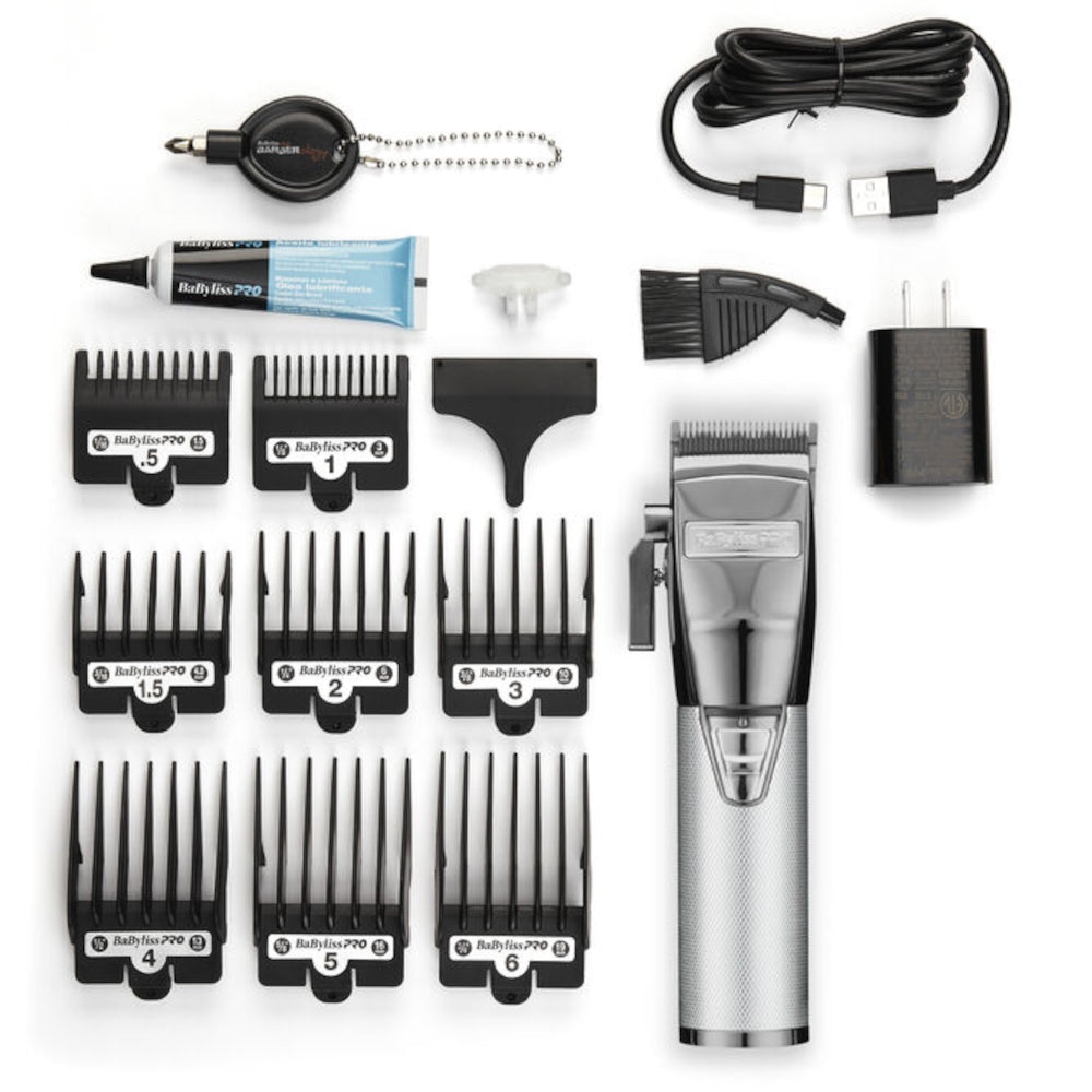 BABYLISSPRO® SILVERFX+ ALL-METAL LITHIUM CLIPPER - FX870NS