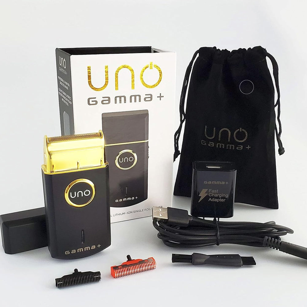 Gamma+ Uno Mini Single Foil Shaver GPUNOSFS - Black