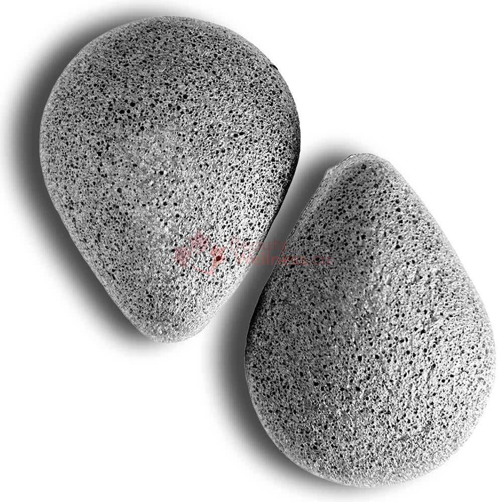 Konjac Sponge Konjac Face Sponge - Exfoliating Facial Sponge Organic and Infused with Activated Charcoal