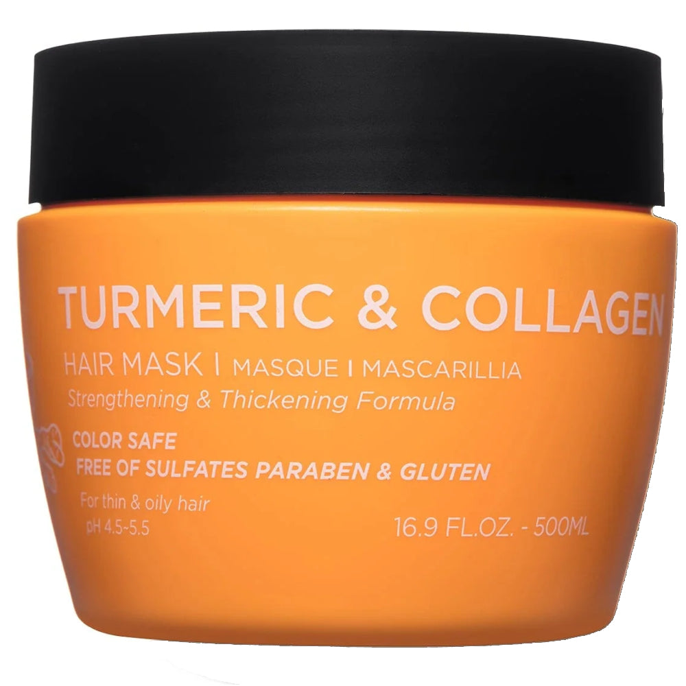 Luseta Turmeric & Collagen Mask 500 mL -  For Thin & Oily Hair
