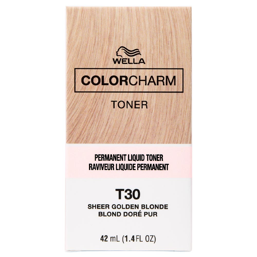 Wella Color Charm T30 Sheer Golden Blonde 42 mL - A New Shade of Permanent Liquid Toner