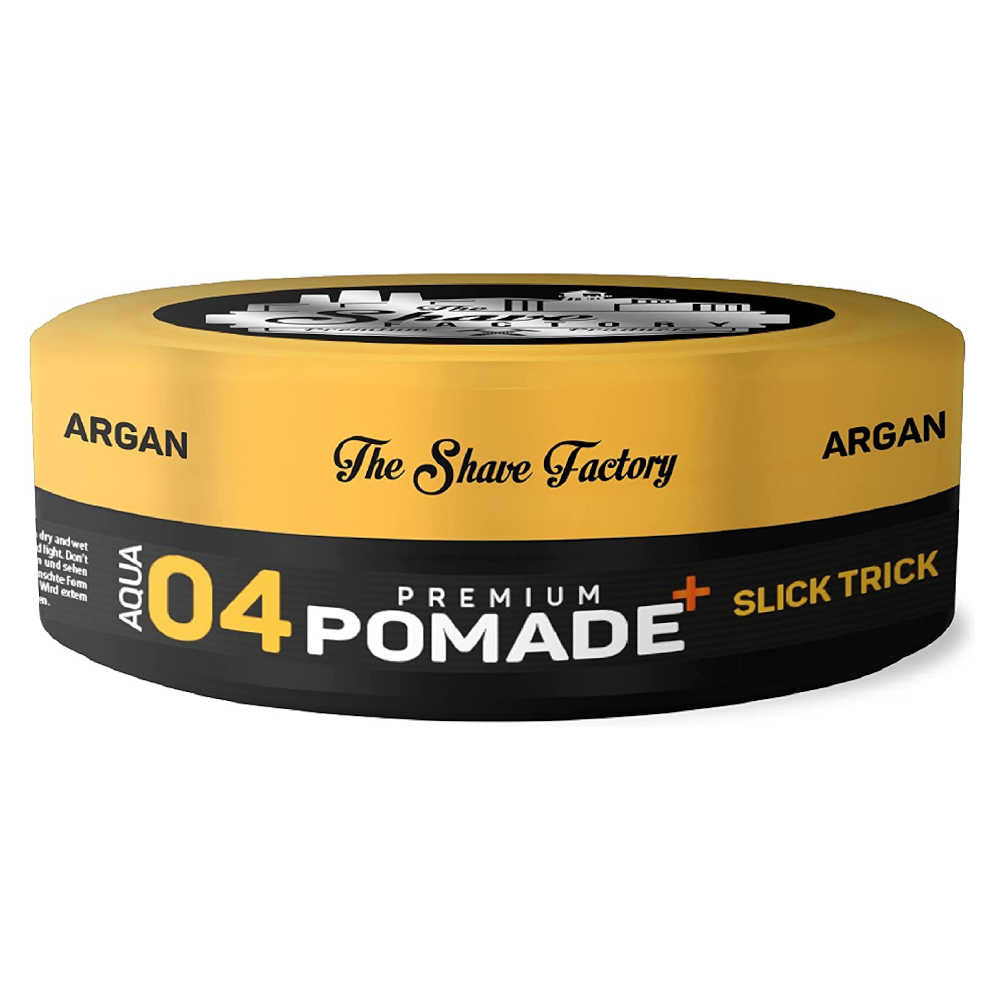 The Shave Factory Hair Styling Series - 04 Slick Trick Premium Pomade With Argan - 150 mL