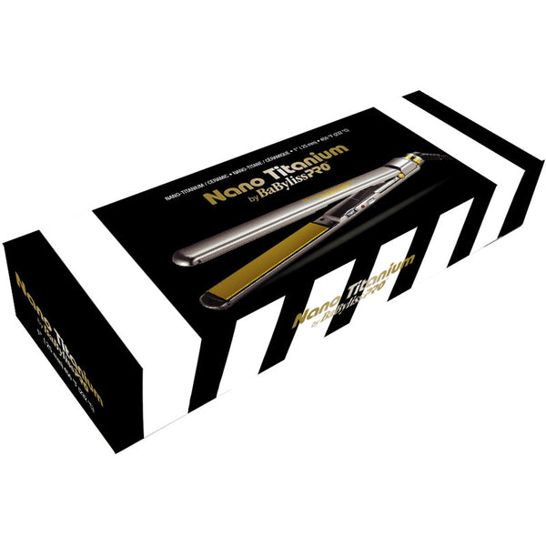 BaBylissPRO Nano Titanium Flat Iron 1" Titanium Ceramic BNT3072DC