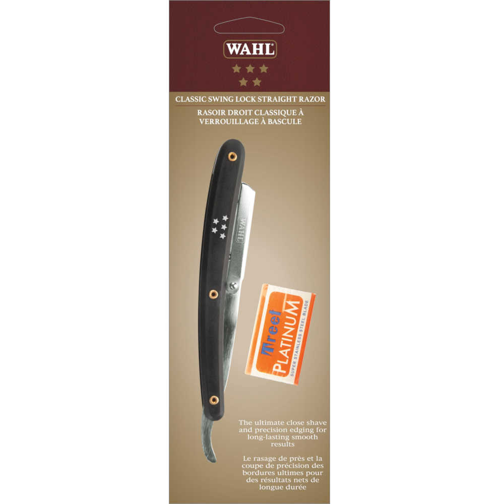 Wahl Classic Swing Lock Straight Razor #56752 - For Shaving & Precision Edging