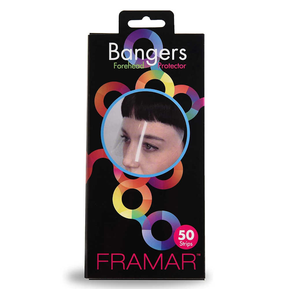 Framar Bangers - Forehead Protectors 50-Pack - For Protecting Face and Eyes From Hair Colour Stains and Scissors