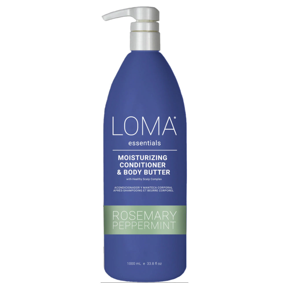 Loma Essentials Moisturizing Conditioner & Body Butter - 1000 mL for Healthy Skin, Hair and Scalp