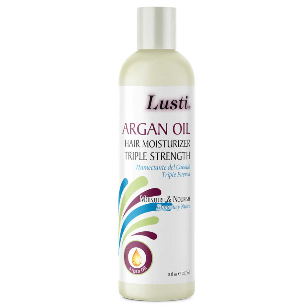 Lusti Argan Oil Hair Moisturizer Triple Strength 237 mL - Moisture & Nourish