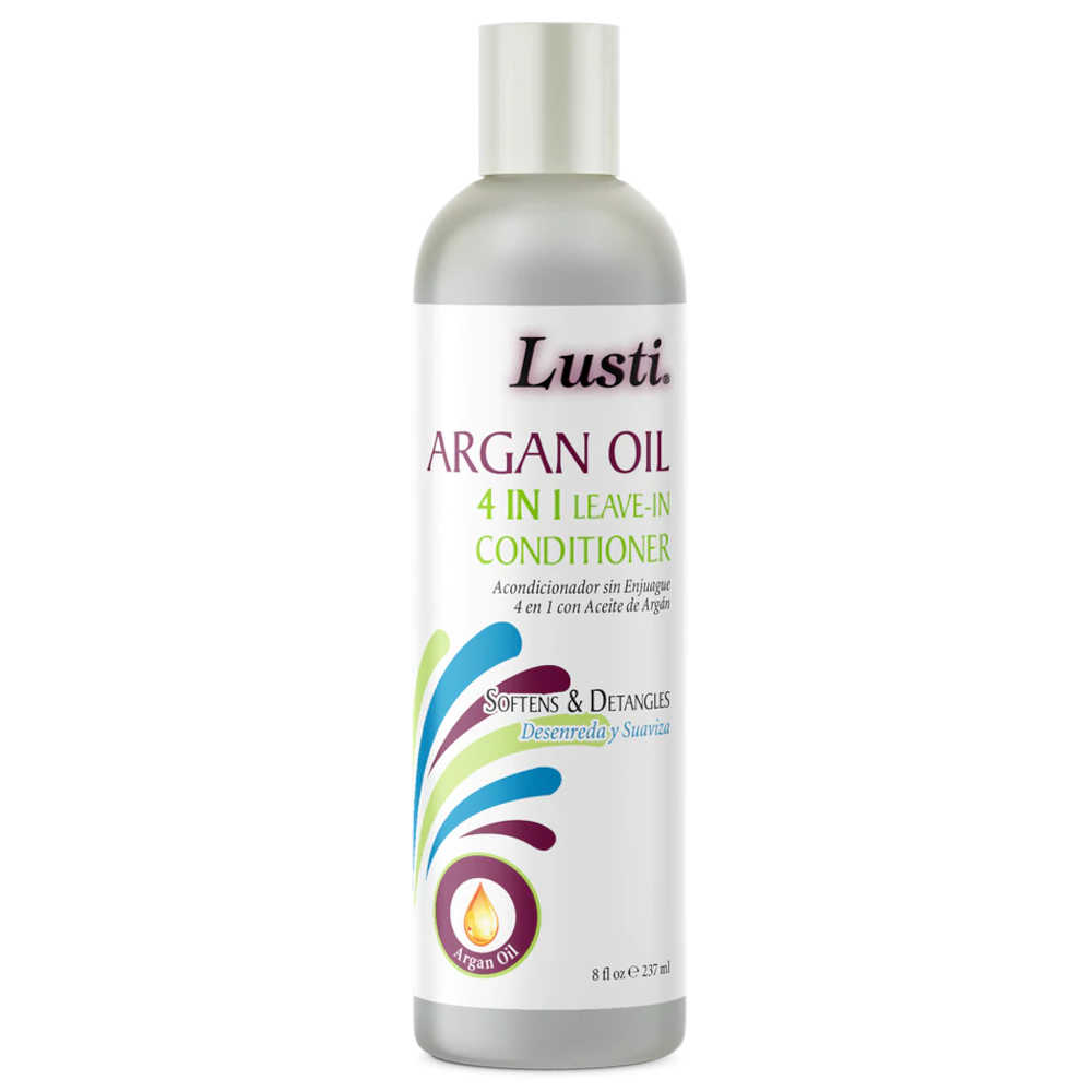Lusti Argan Oil 4-In-1 Leave In Conditioner 237 mL - Softens & Detangles