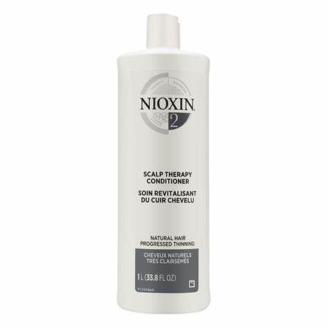 Nioxin Scalp Therapy Conditioner System 1 Litre - Natural Hair.  Light Thinning.