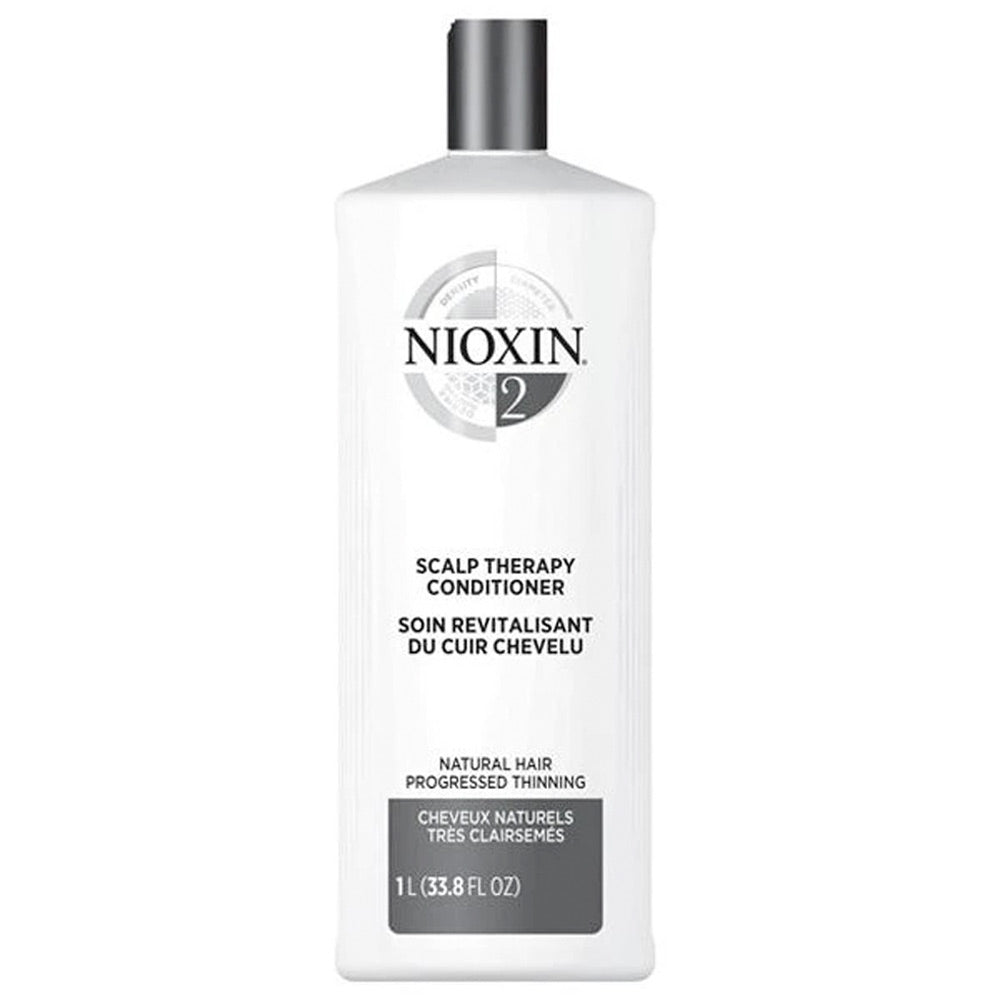 Nioxin System #2 - Scalp Therapy Conditioner - 1 Litre - Natural Hair.  Progressed Thinning.
