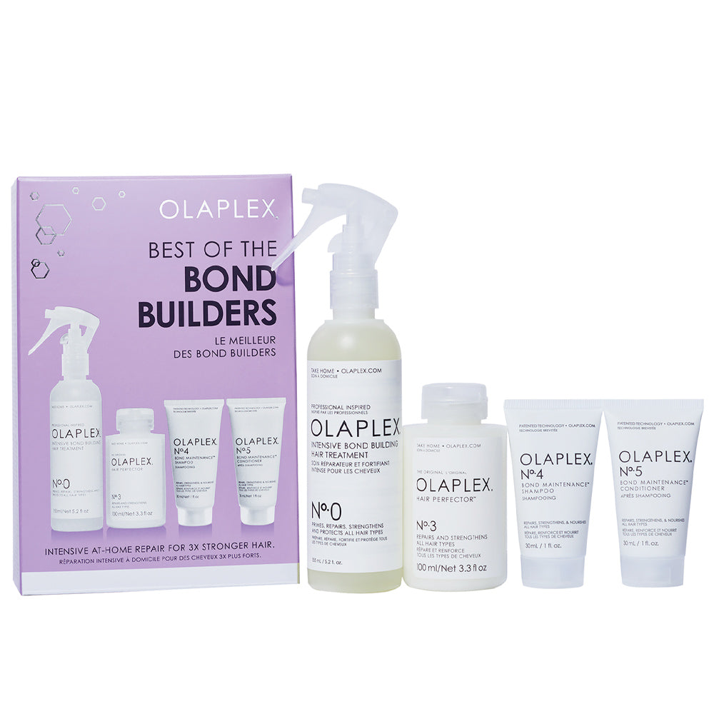 Olaplex Best of the Bond Builders Set - with Bond Builder, Perfector, Shampoo and Conditioner
