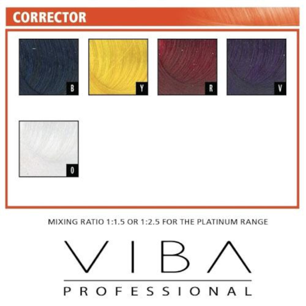 Viba Professional Permanent Hair Colour - Corrector Series - Low Ammonia - Made in Italy