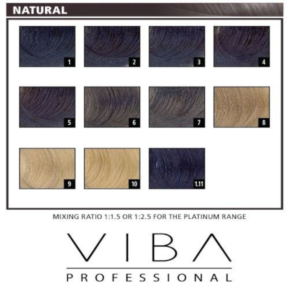 Viba Professional Permanent Hair Colour - Natural Series - Low Ammonia - Made in Italy