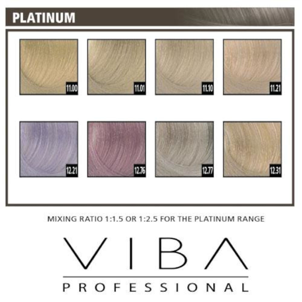 Viba Professional Permanent Hair Colour - Platinum Series - Low Ammonia - Made in Italy