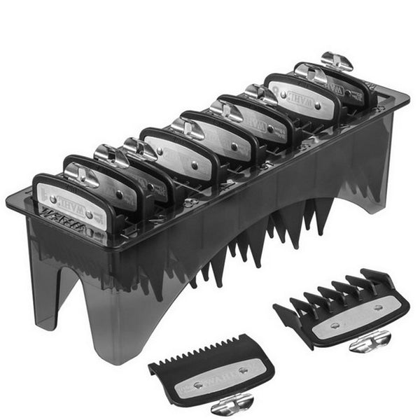 Wahl Premium Cutting Guide Combs 8 Pack with Organizer - #53110