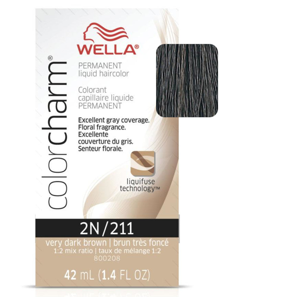Wella Color Charm Permanent Liquid Hair Colour 2N/211
