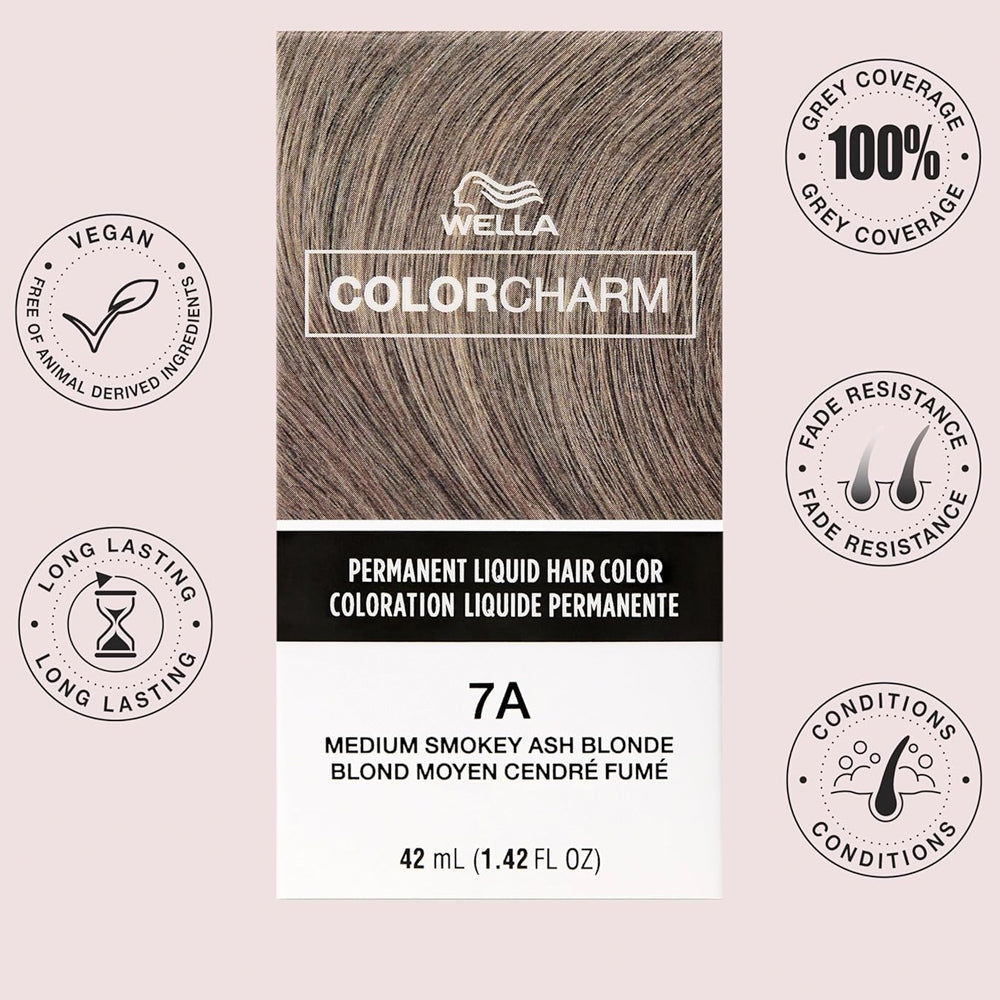 12N High Lift Blonde - Wella Professional Color Charm Permanent Liquid Hair Color - Natural Shades (Before was called 12N/1200 Blonde)