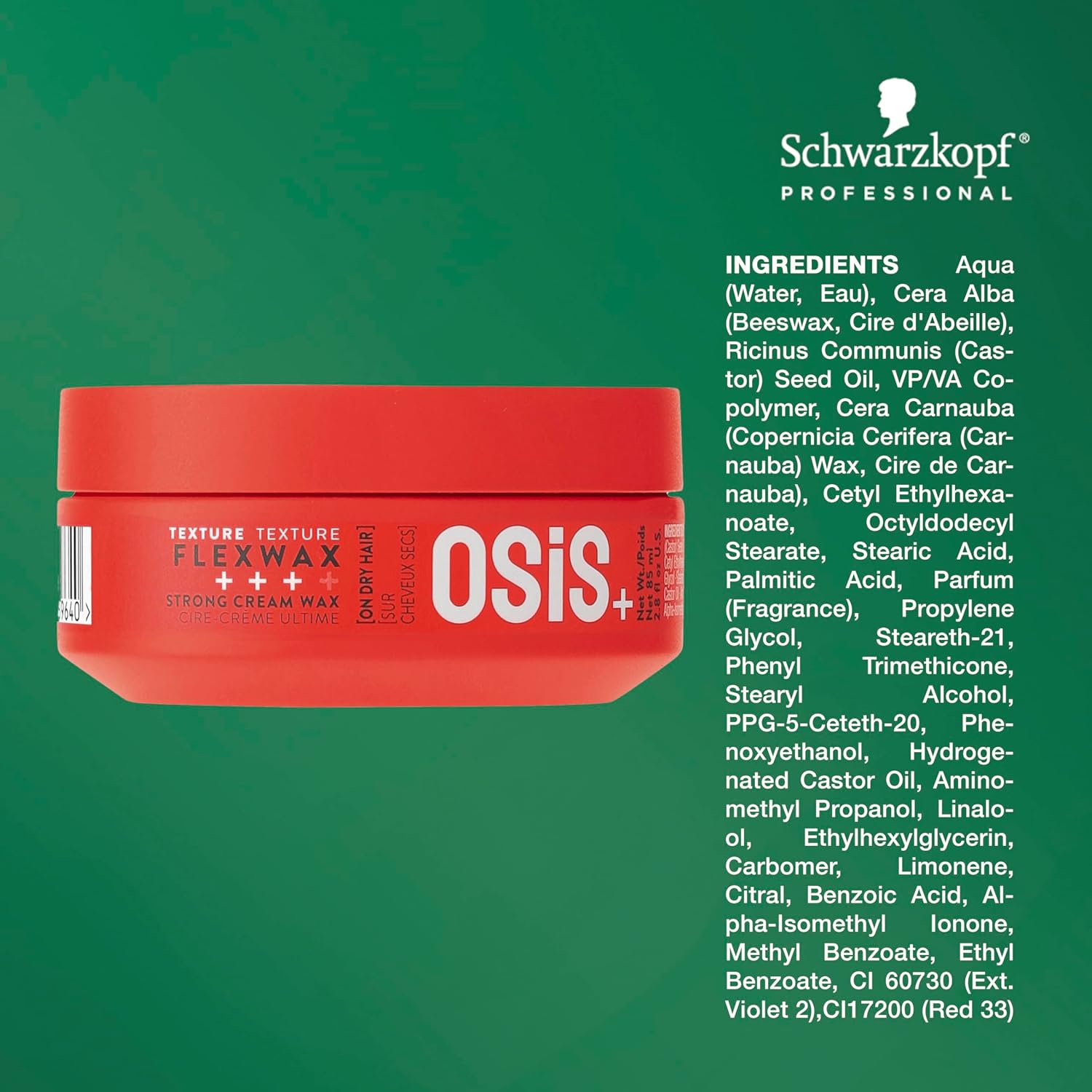 Schwarzkopf OSIS+ Flexwax - Texture Strong Cream Wax 85 mL