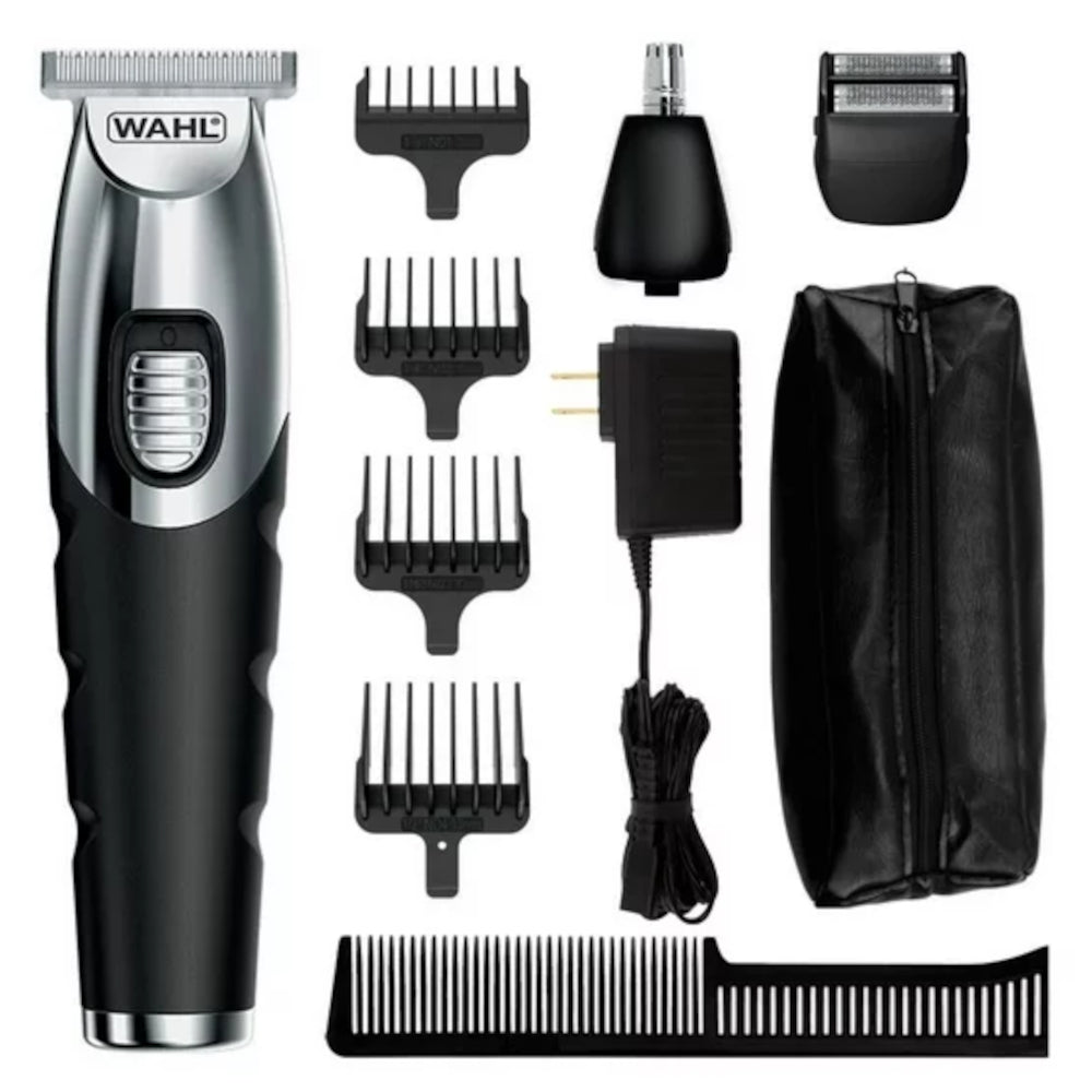 Wahl Beard & Body Rechargeable Grooming Kit with T-Blade, Dual Foil Shaver and Rotary Head - 3285