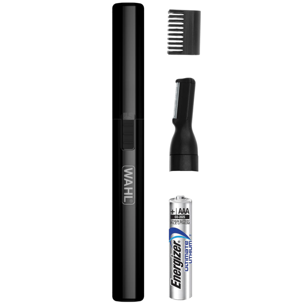 Wahl Premium Lithium Wet/Dry Trimmer for Ear, Nose and Detail Trimming - 5536