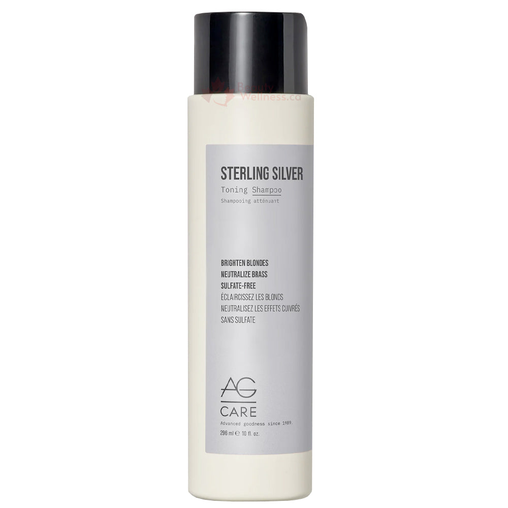 AG Sterling Silver Toning Shampoo 10 oz. - 296 mL - Brighten Blondes