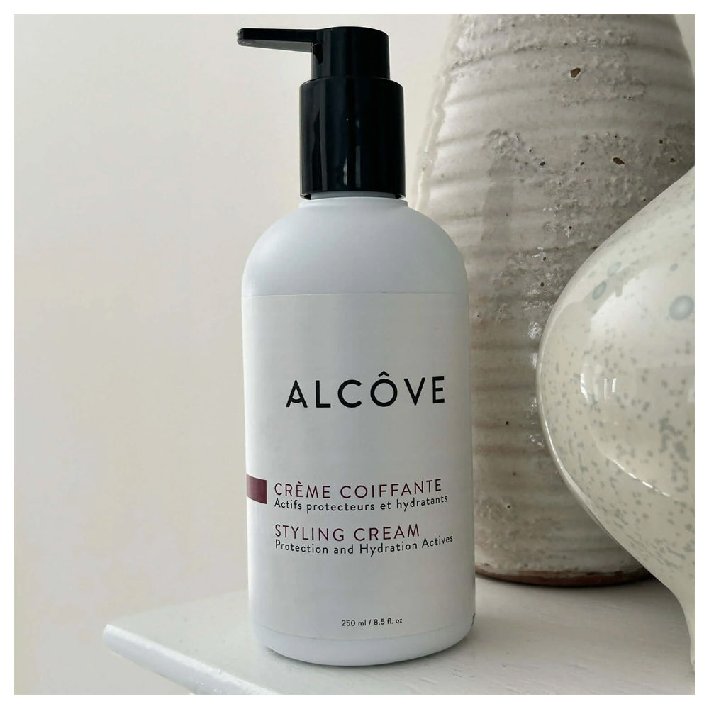 Alcove Styling Cream 250 mL / 8.5oz. Made in Canada - Paraben & Sulfate Free