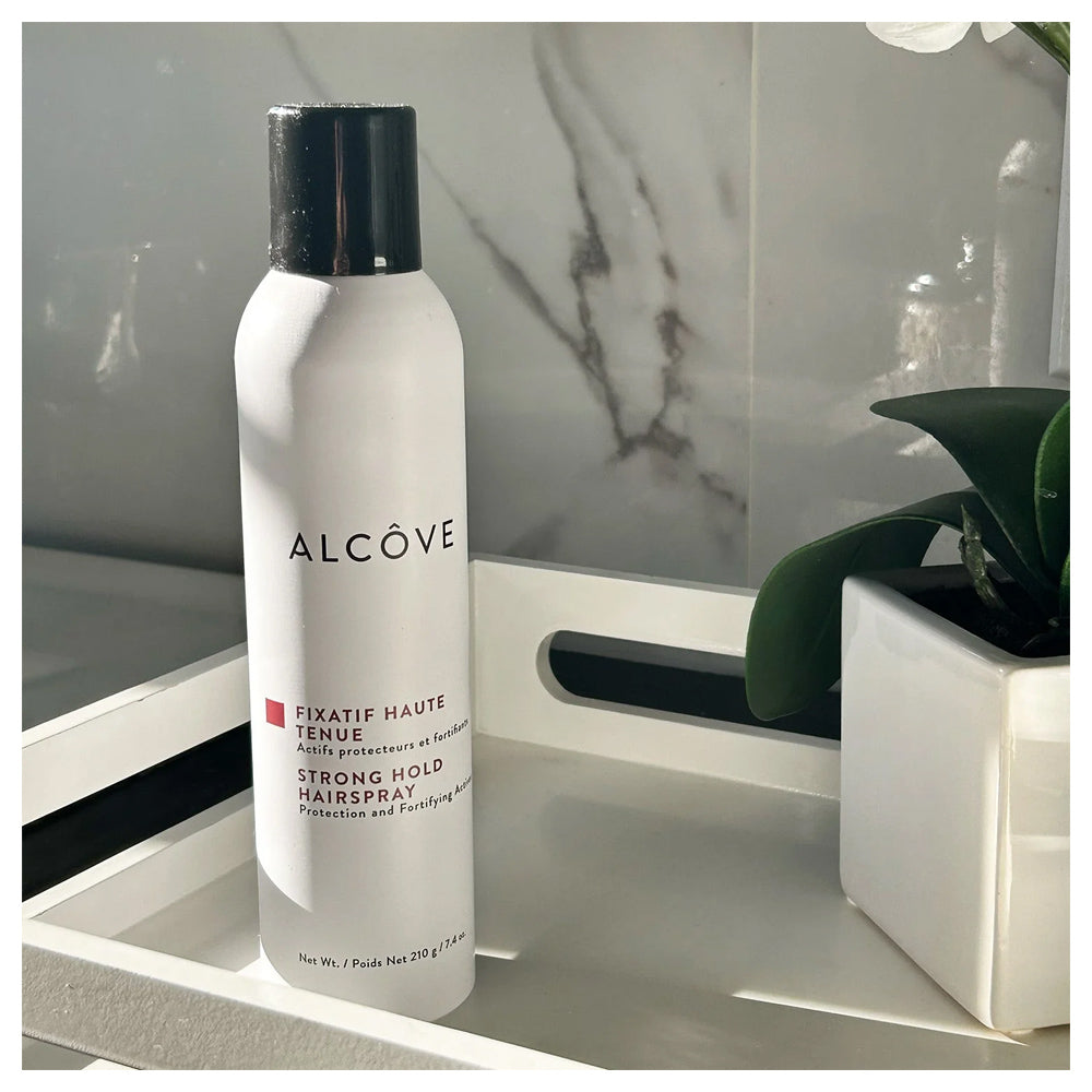 Alcove Strong Hold Hairspray 210 g / 7.4 fl. oz. Made in Canada - Paraben & Sulfate Free