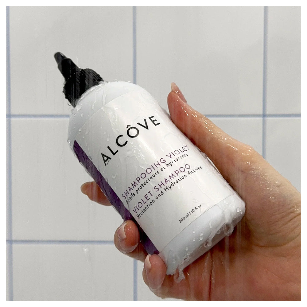 Alcove Violet Shampoo 300 mL / 10 oz. Made in Canada - Paraben & Sulfate Free