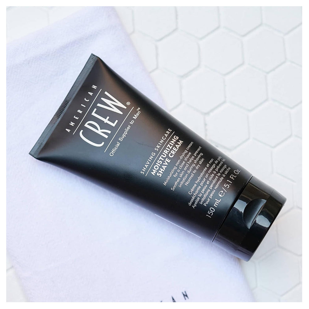 American Crew Moisturizing Shave Cream 150 mL 5.1 fl. oz. - Moisturizing Non-Drying Cream for Close Shave