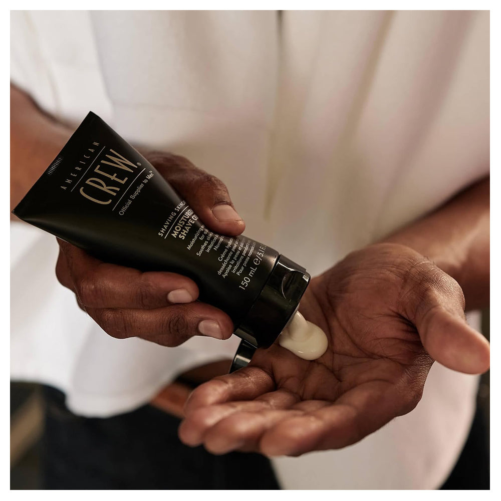 American Crew Moisturizing Shave Cream 150 mL 5.1 fl. oz. - Moisturizing Non-Drying Cream for Close Shave