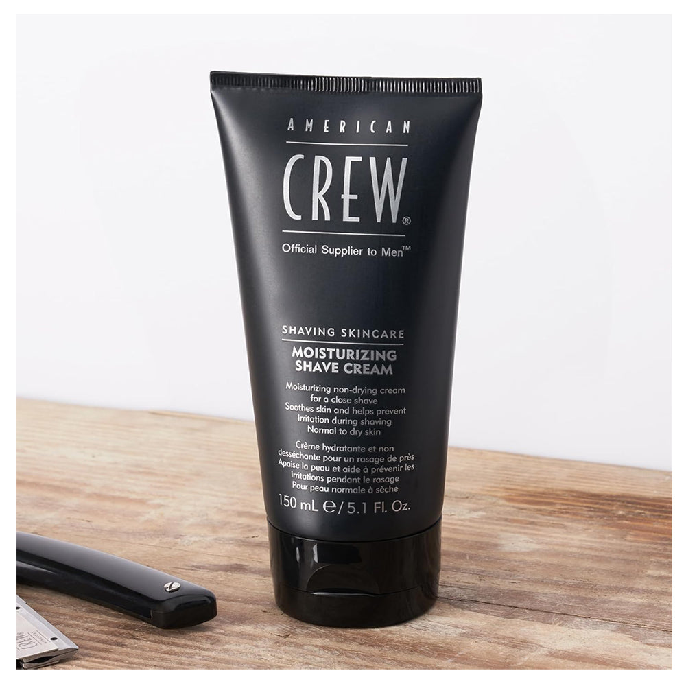 American Crew Moisturizing Shave Cream 150 mL 5.1 fl. oz. - Moisturizing Non-Drying Cream for Close Shave