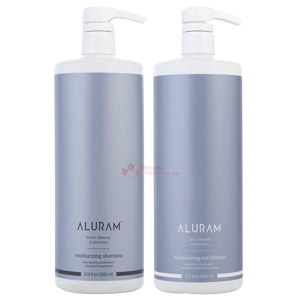 Aluram Moisturizing Duo Shampoo and Conditioner 33.8 oz. - 1000 mL