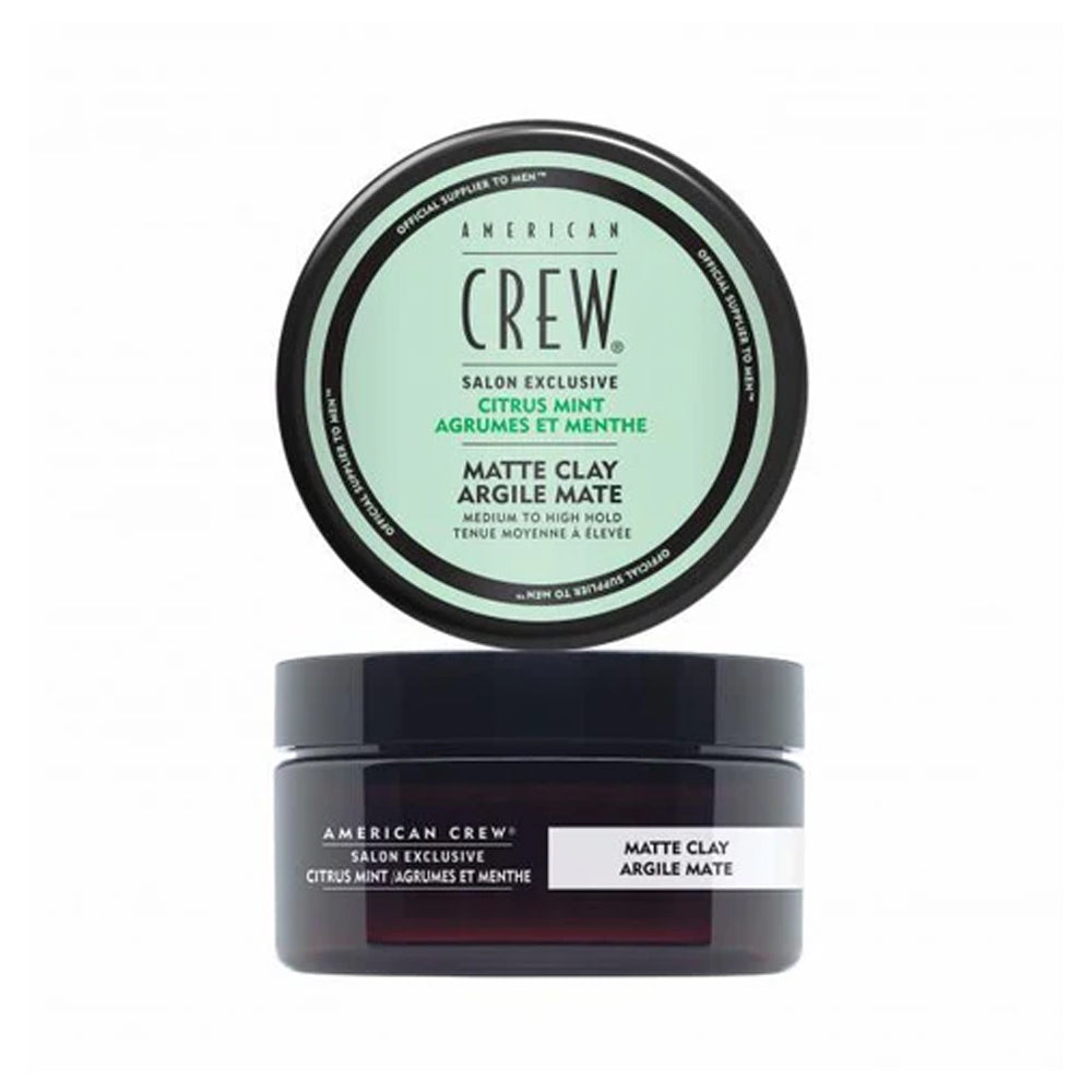 American Crew Citrus Mint Matte Clay 85 g / 3 oz. Medium to High Hold