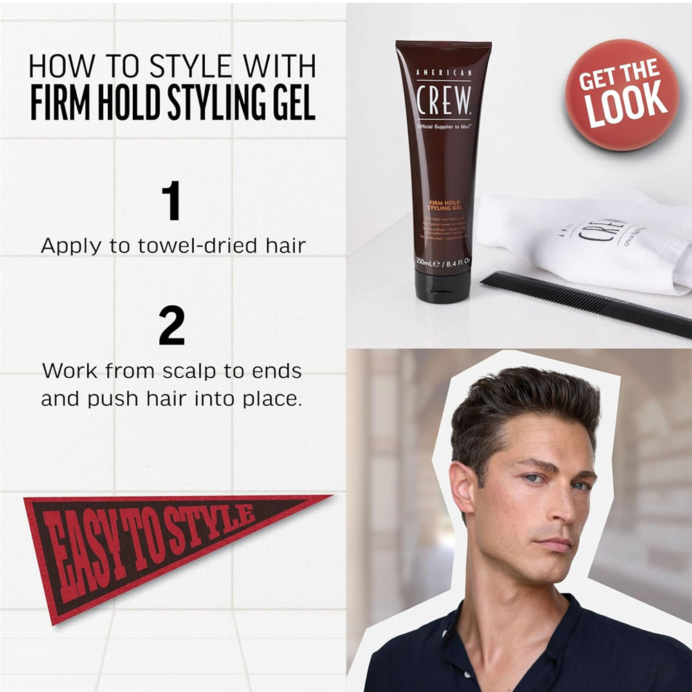 American Crew Firm Hold Styling Gel - 390 mL - A Perfect Gift