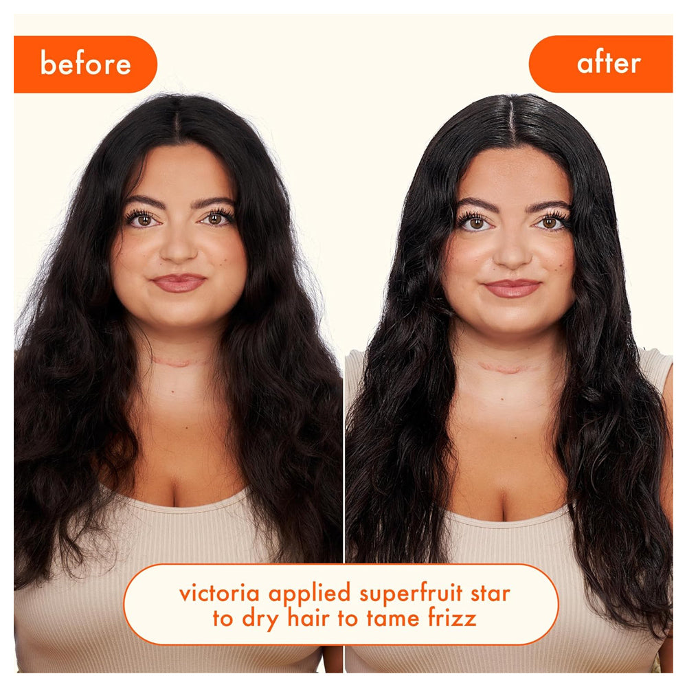 Amika Superfruit Star 50 mL / 1.7 oz. -  Lightweight Hair Styling + Heat Defense Oil | Heat Protection, Strengthen + Reduce Breakage Smooth Frizz, Add Glossy Shine