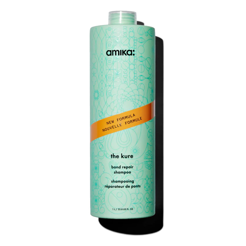 Amika The Kure Strength Repair Shampoo 275 mL / 9.2 oz. 55% Less Breakage and 2x Stronger Hair