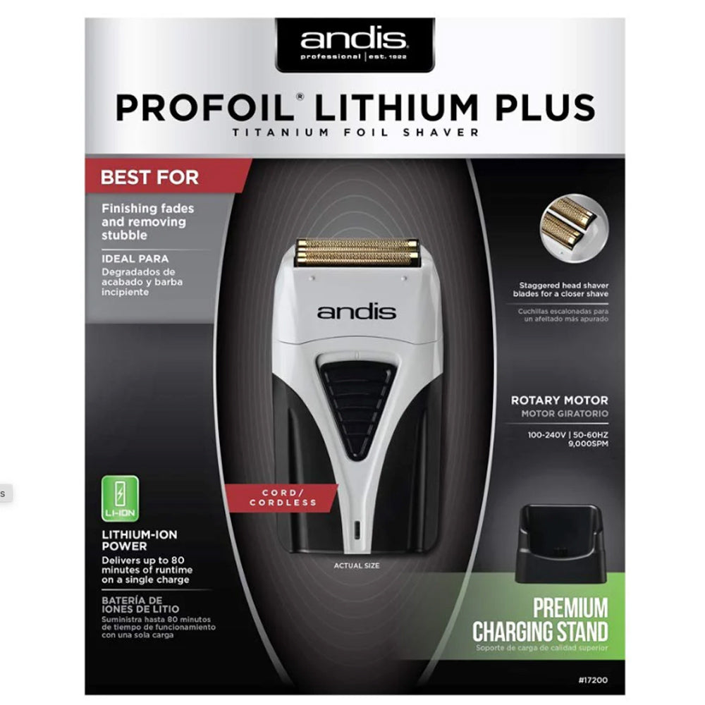 Andis Duo GTX-EXO Trimmer & Profoil Lithium Plus Titanium Foil Shaver - 74150+17255