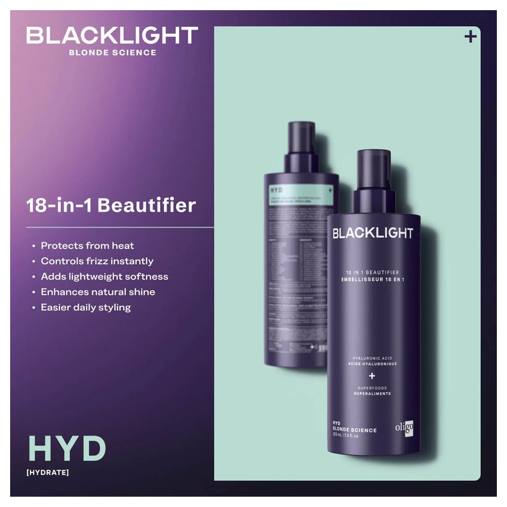 Blacklight 18 In 1 Beautifier 225 mL - 7.6 oz. - Blonde Science Made in Canada
