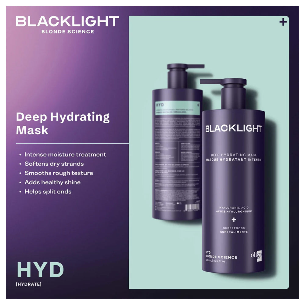 Blacklight Deep Hydrating Mask 200 mL - 6.8 oz. - Blonde Science Made in Canada