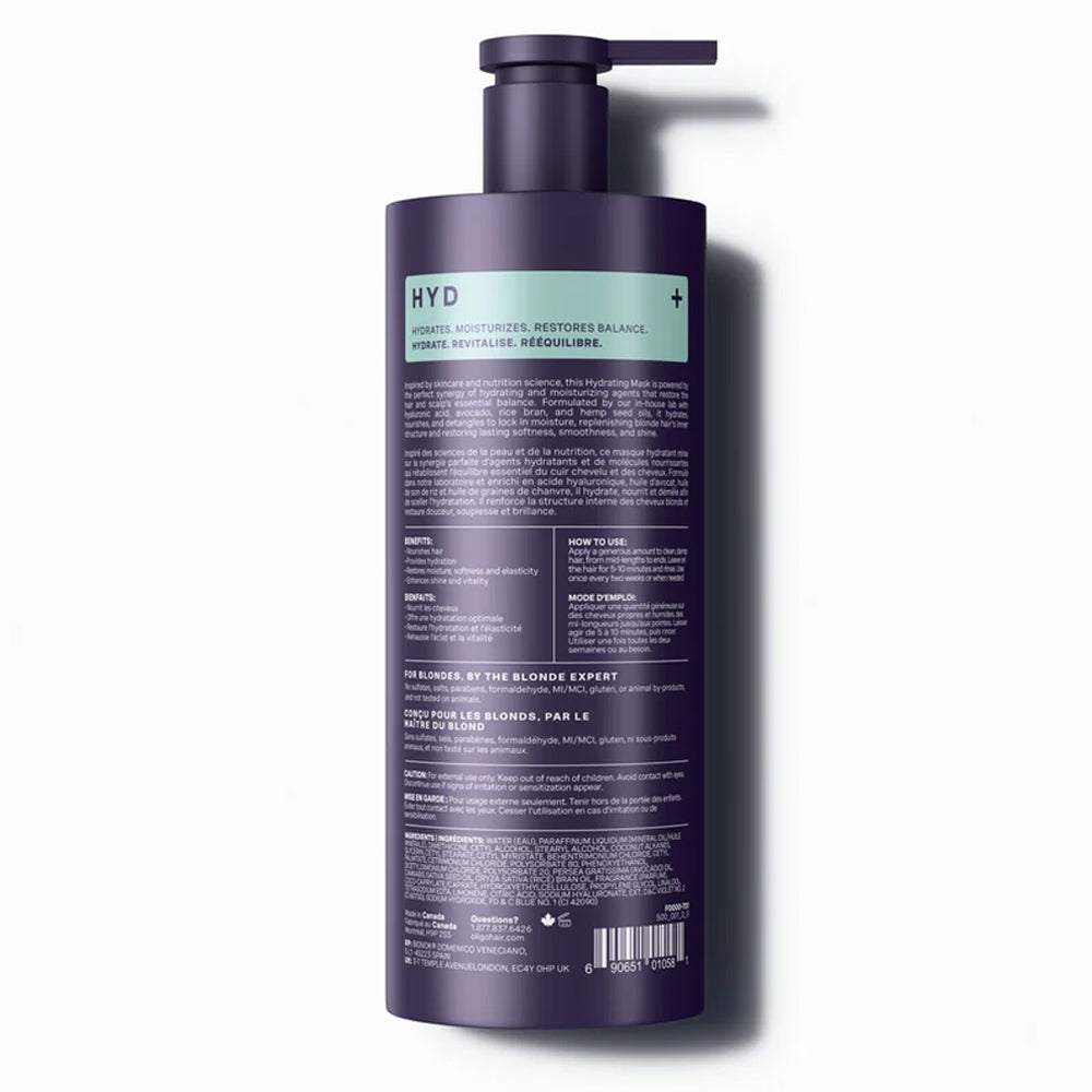 Blacklight Hydrating Mask 500 mL - 16.9 oz. - Blonde Science Made in Canada