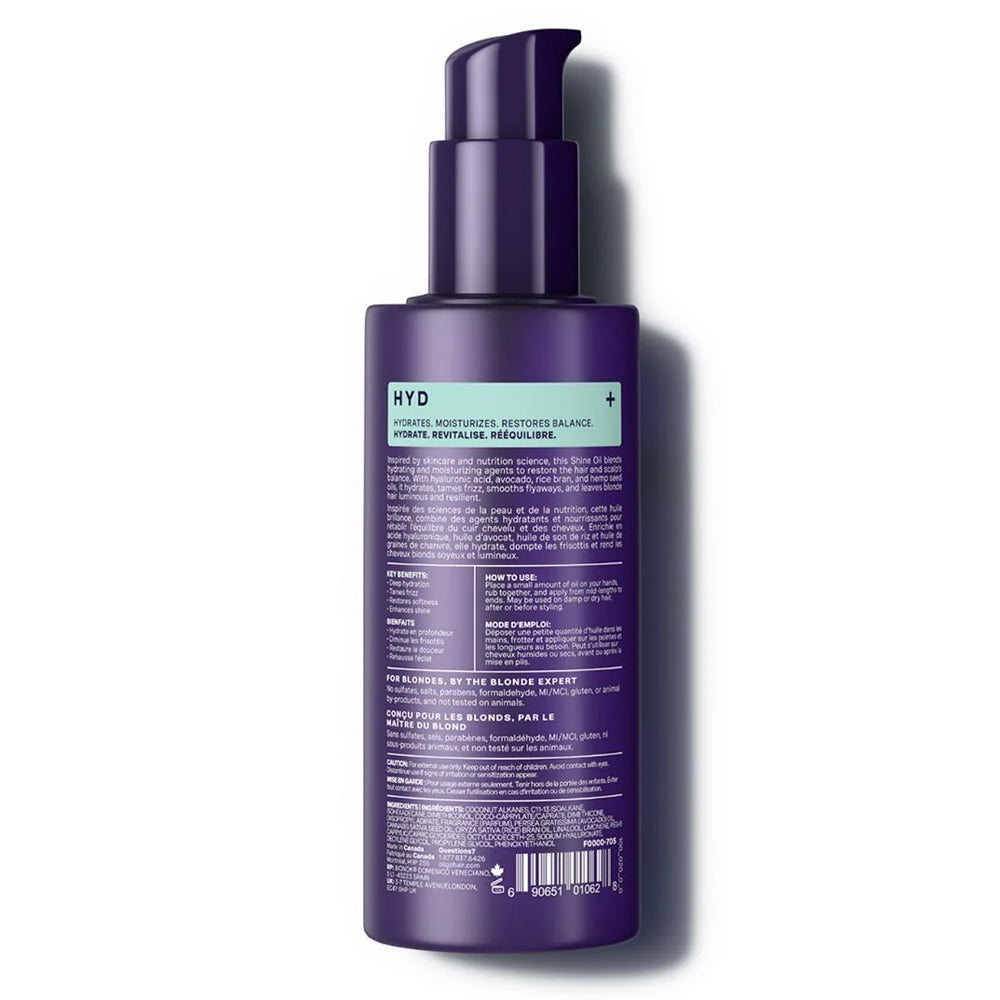 Blacklight Hydrating Shine Oil 100 mL - 3.38 oz. - Blonde Science Made in Canada