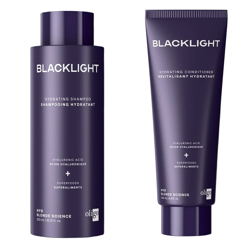 Blacklight Duo Hydrating Shampoo 300 mL - 10.1 oz. and Conditoner 200 mL - 6.8 oz. - Blonde Science Made in Canada