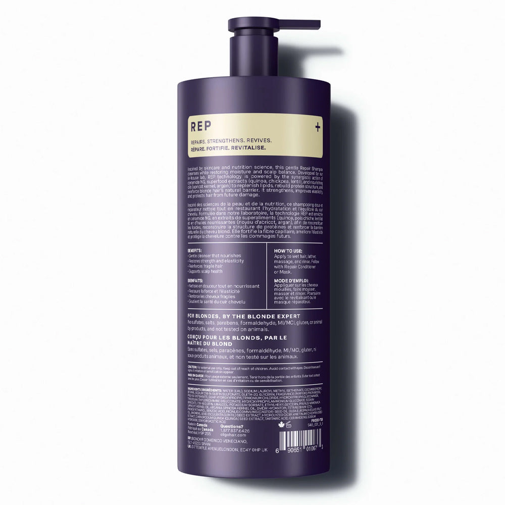 Blacklight Repair Shampoo 946 mL - 32 oz. - Blonde Science Made in Canada