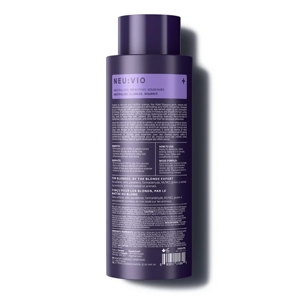 Blacklight Violet Shampoo 300 mL - 10.1 oz. - Blonde Science Made in Canada