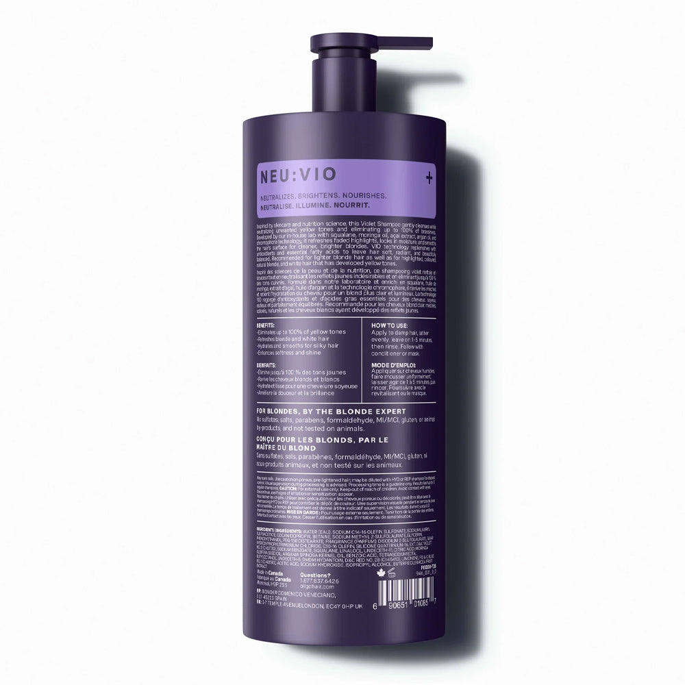 Blacklight Violet Shampoo 946 mL - 32 oz. - Blonde Science Made in Canada