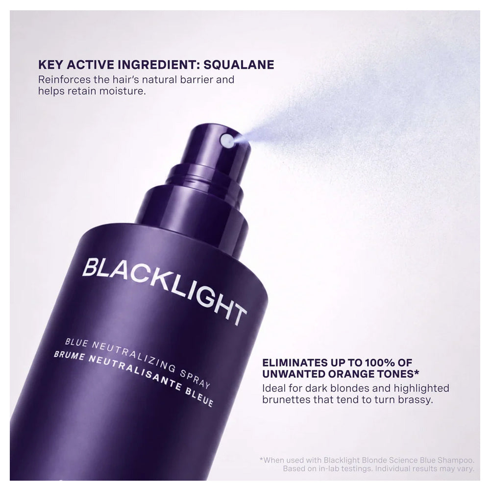 Blacklight Blue Neutralizing Spray 225 mL - 7.6 oz. - Blonde Science Made in Canada